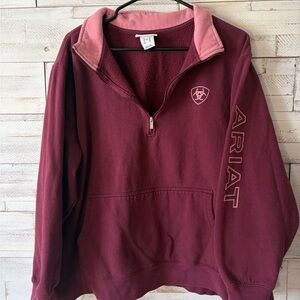 Ariat Burgundy and Pink Women's Jacket